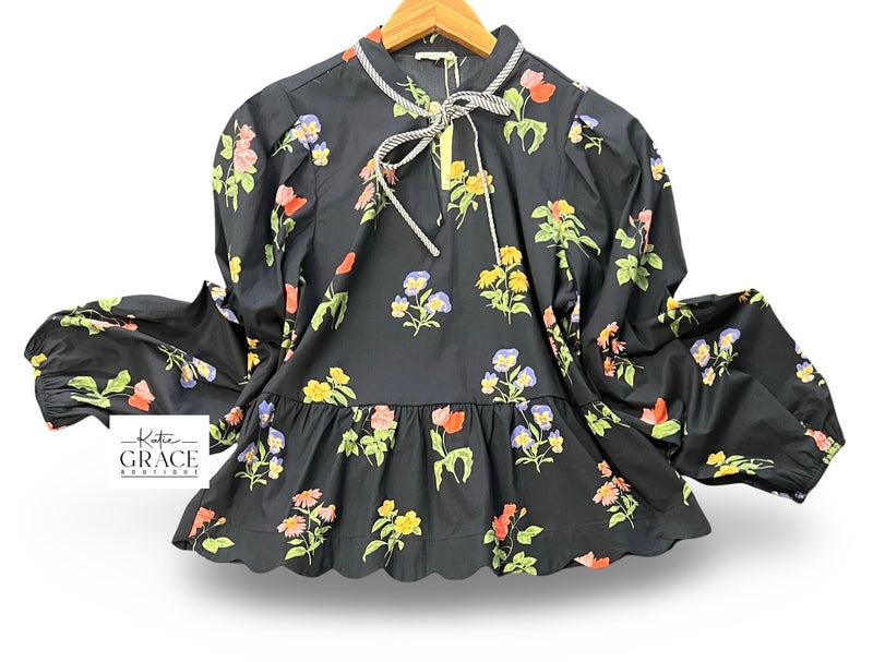 "Bonnie" Peplum Blouse