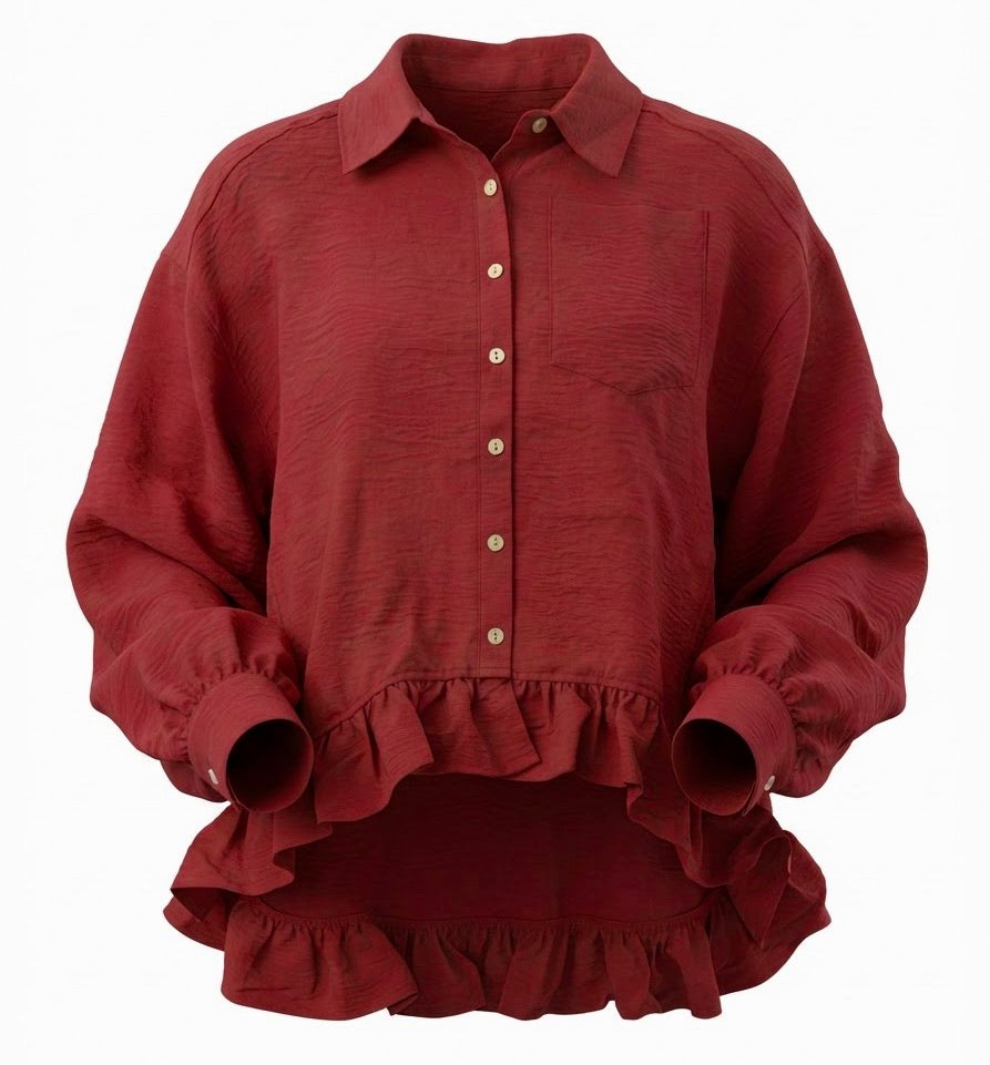 "Alicia" Peplum Blouse