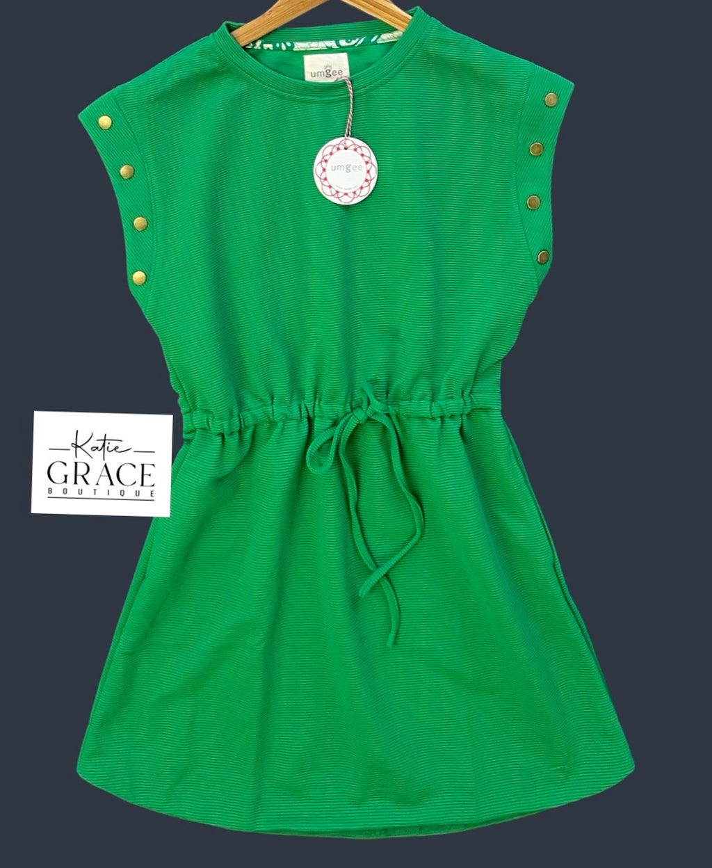 "Sara" Ribbed Cap Sleeve Dress - The Katie Grace Boutique