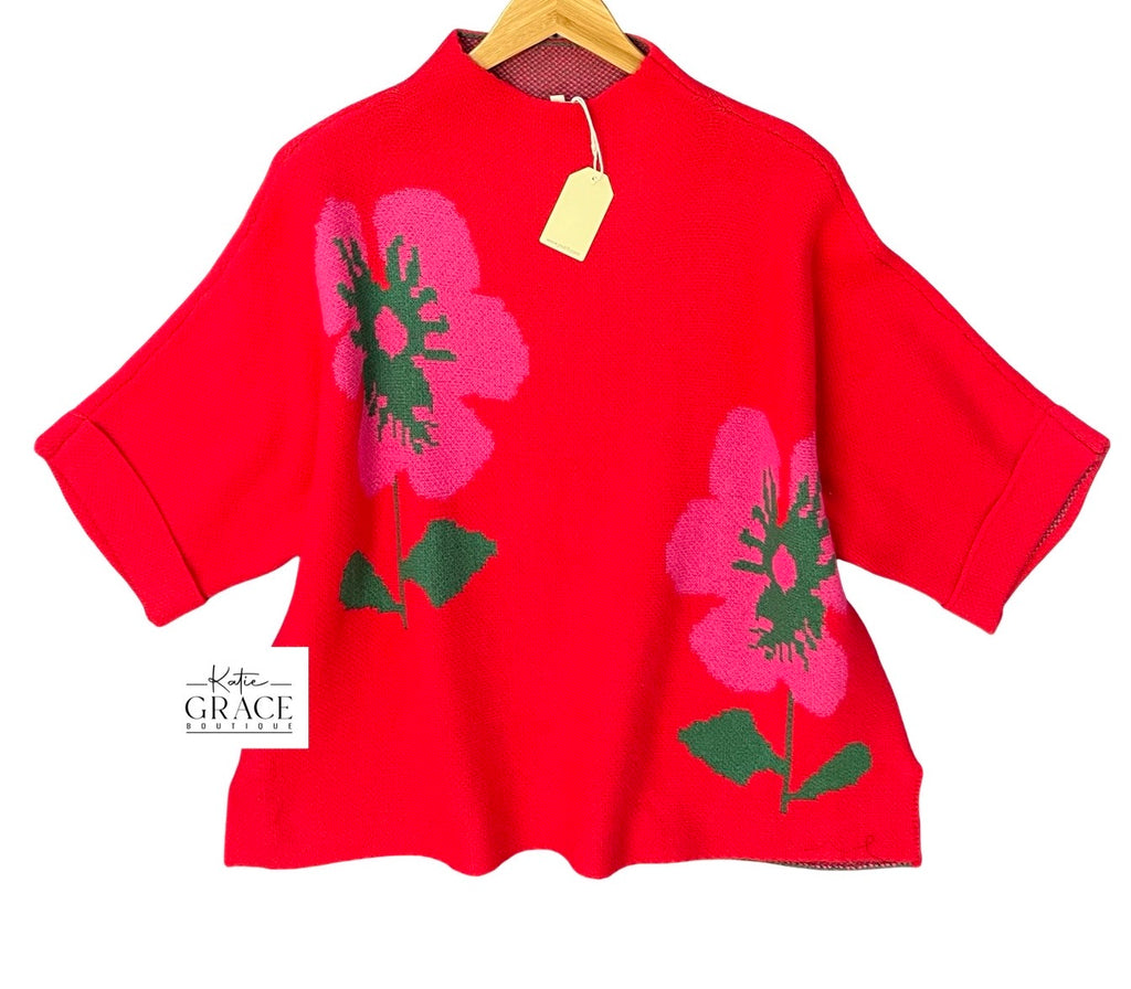 "Constance" Drop Shoulder Sweater - The Katie Grace Boutique