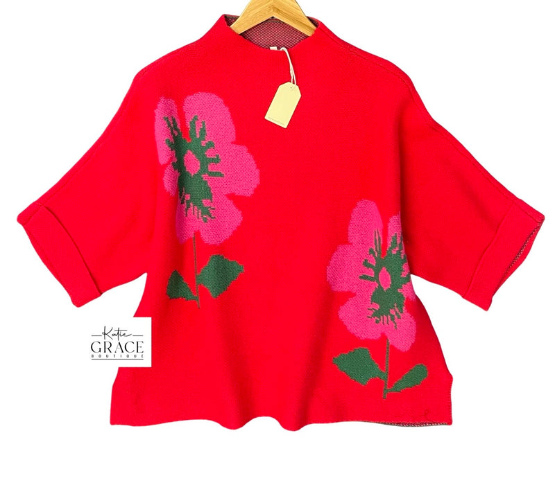 "Constance" Drop Shoulder Sweater - The Katie Grace Boutique