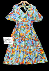 "Jasmine" Midi Dress - The Katie Grace Boutique