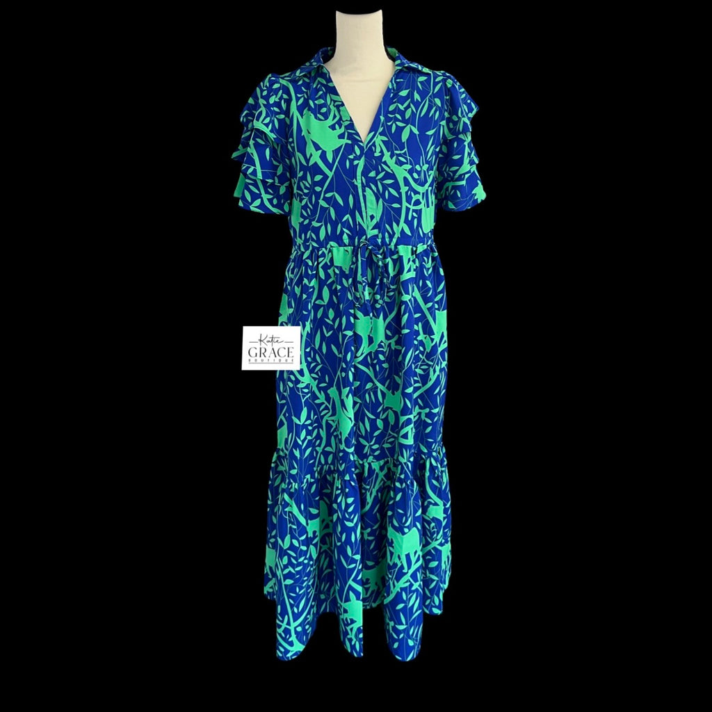 "Melanie" Midi Dress - The Katie Grace Boutique
