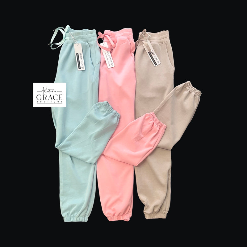 "Kendra" Joggers, 3 colors - The Katie Grace Boutique