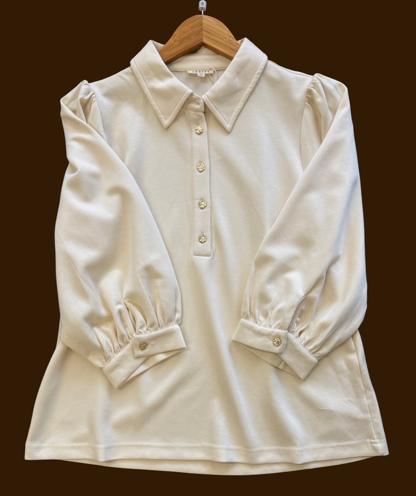 "Camille" 3/4 Luxe Knit Top