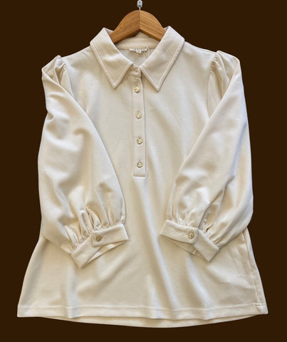 "Camille" 3/4 Luxe Knit Top - The Katie Grace Boutique