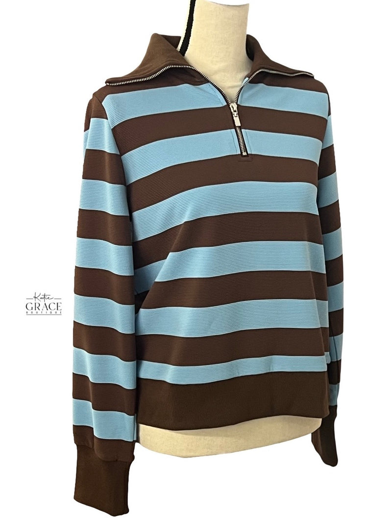 "Kendra" Zip Pullover