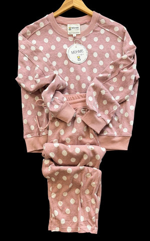 "Dot" Polka Matching Separates, Mauve - The Katie Grace Boutique