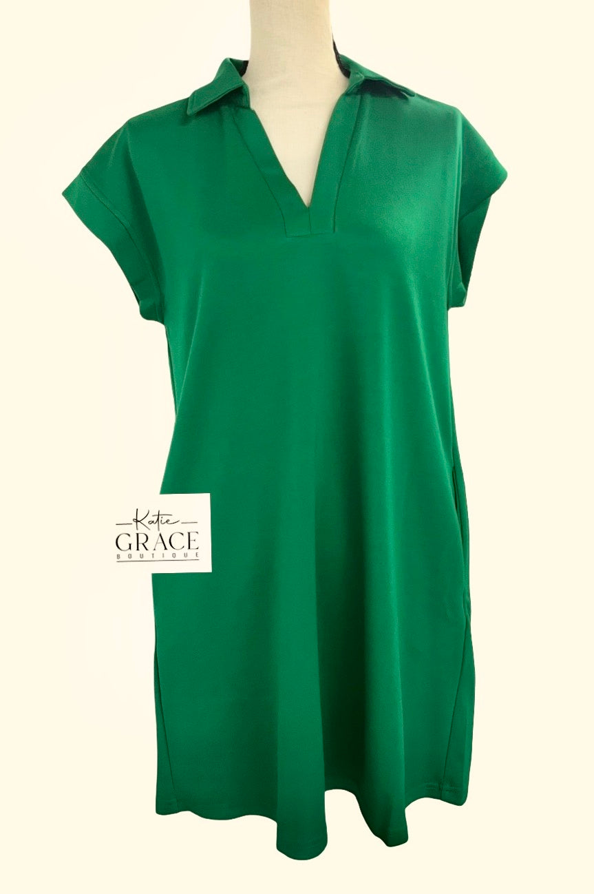 "Camille" Casual Luxe Dress - The Katie Grace Boutique