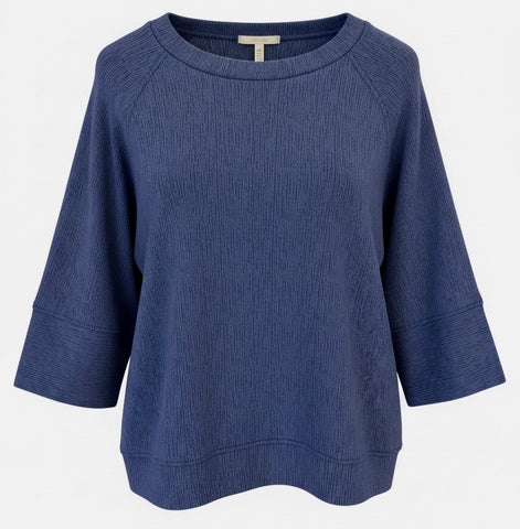 "Nova" Textured Top - The Katie Grace Boutique