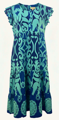 "Ocean" Midi Dress