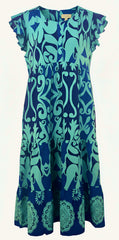 "Ocean" Midi Dress