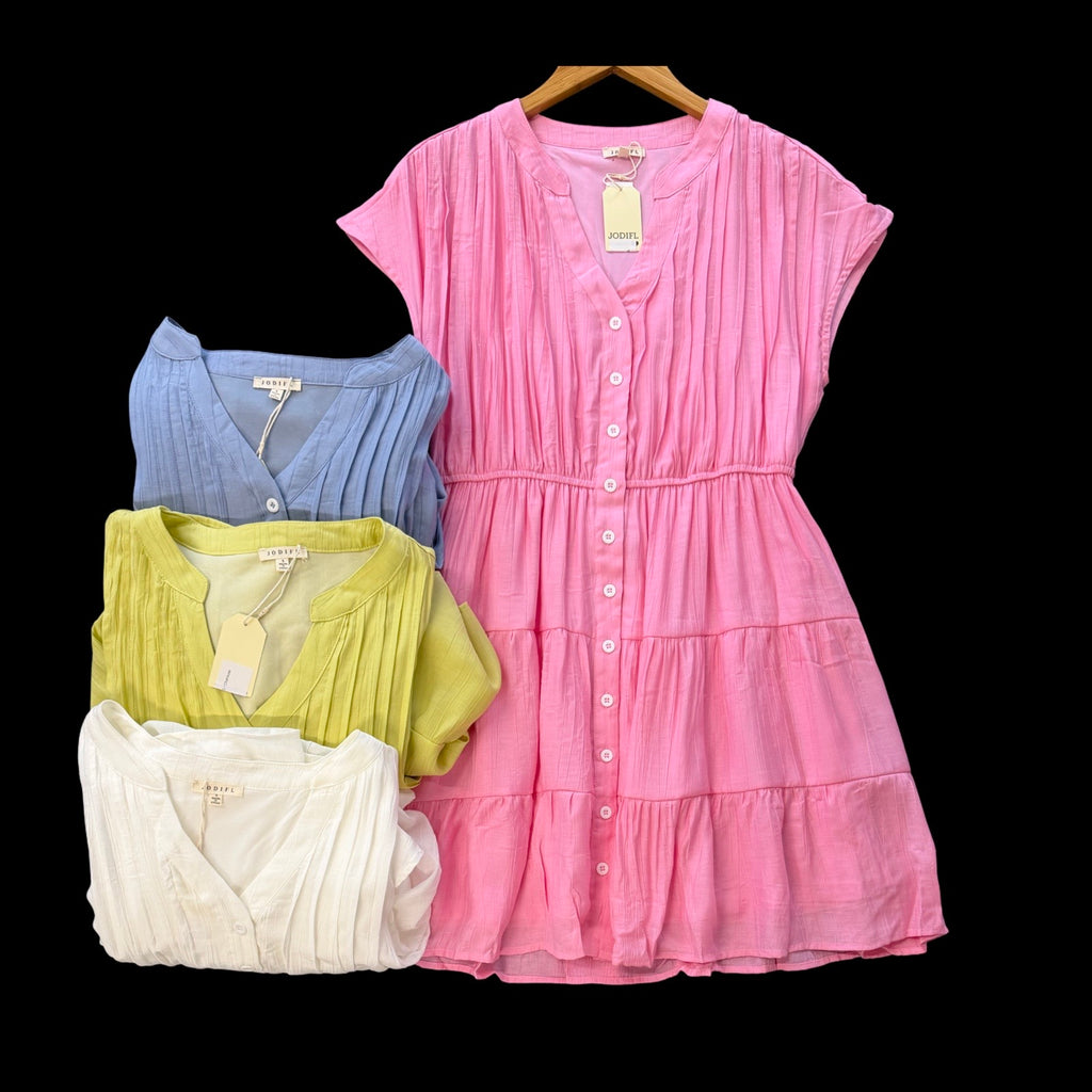 "Bianca" Cap Sleeve Dress, 3 colors - The Katie Grace Boutique