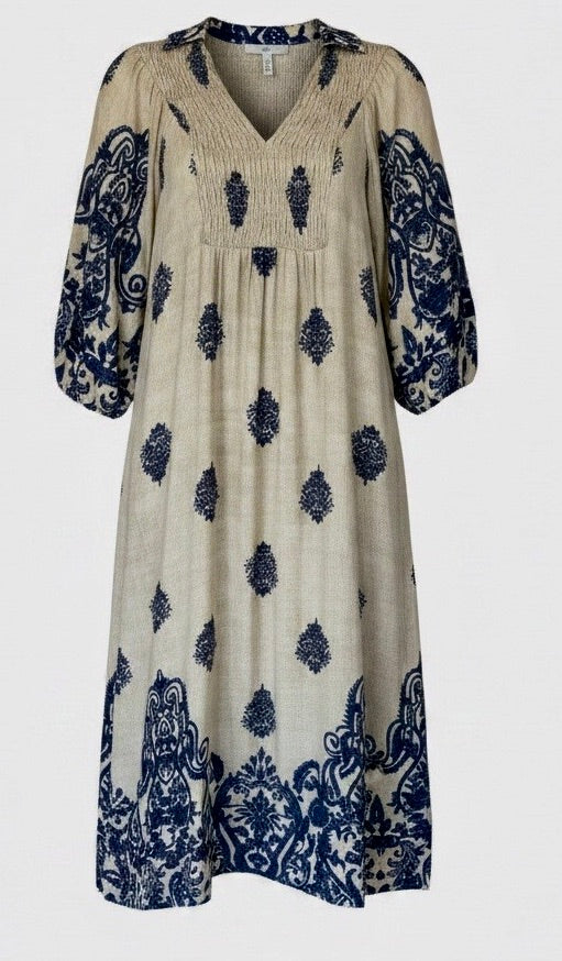 "Annie" Midi Dress, Blue