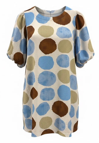 "Roxy" Abstract Dot Dress