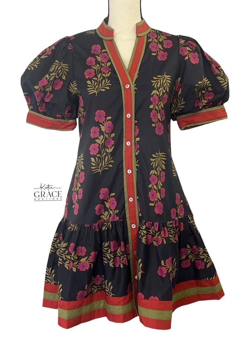 "Melanie" Puff Sleeve Dress