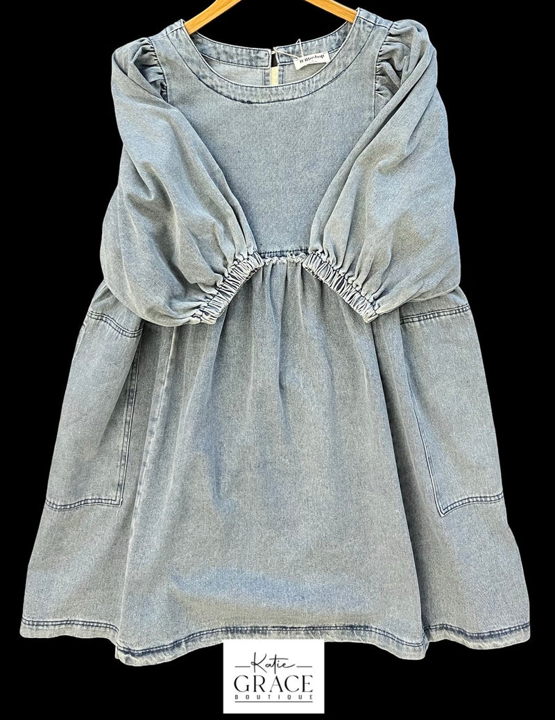 "Nora" Denim Dress