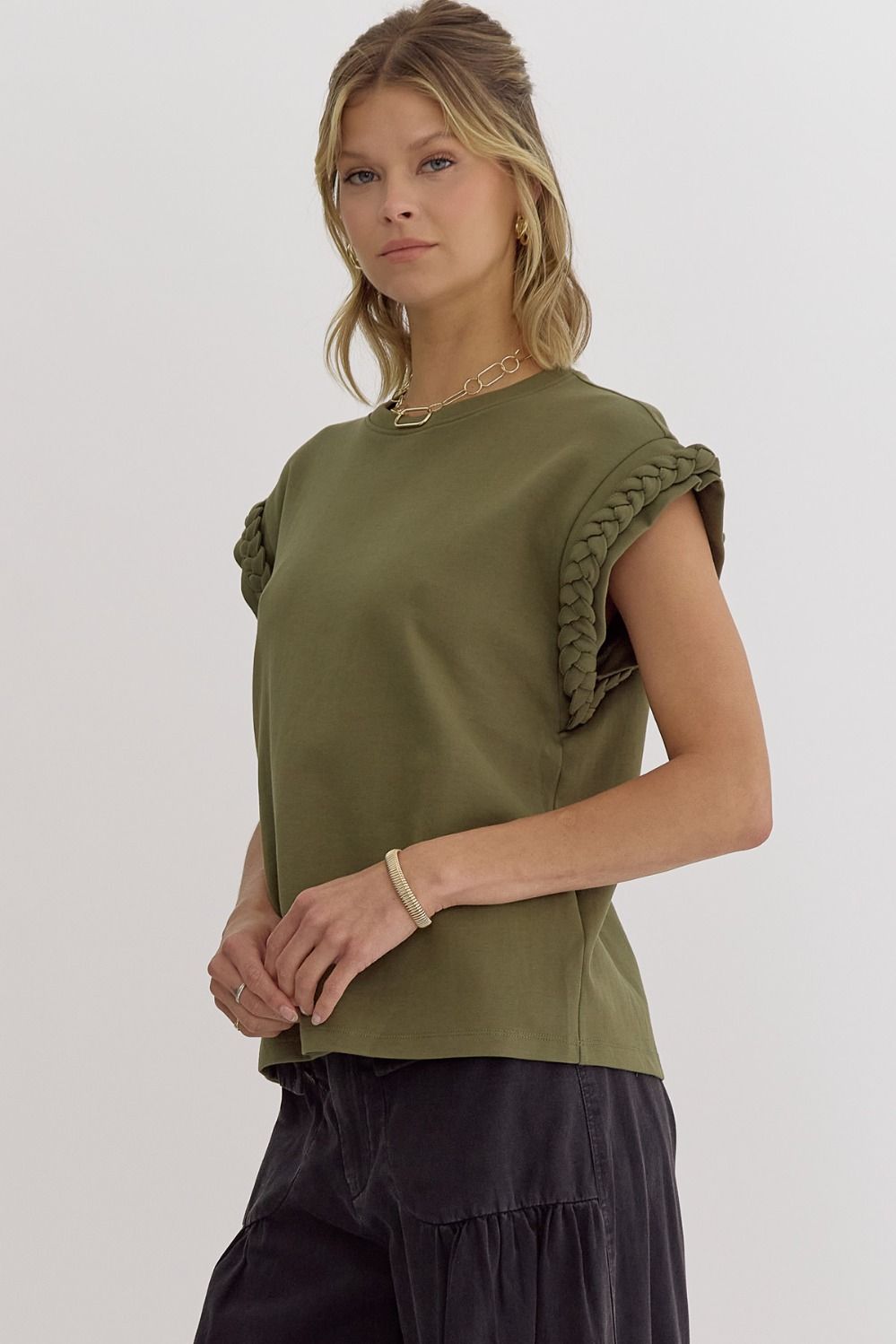 "Astrid" Cap Sleeve Blouse, 3 colors - The Katie Grace Boutique