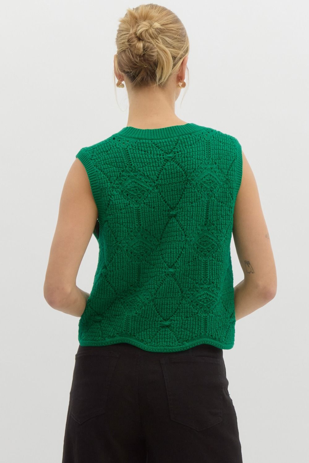 "Penny" Crochet Sweater , 4 colors - The Katie Grace Boutique