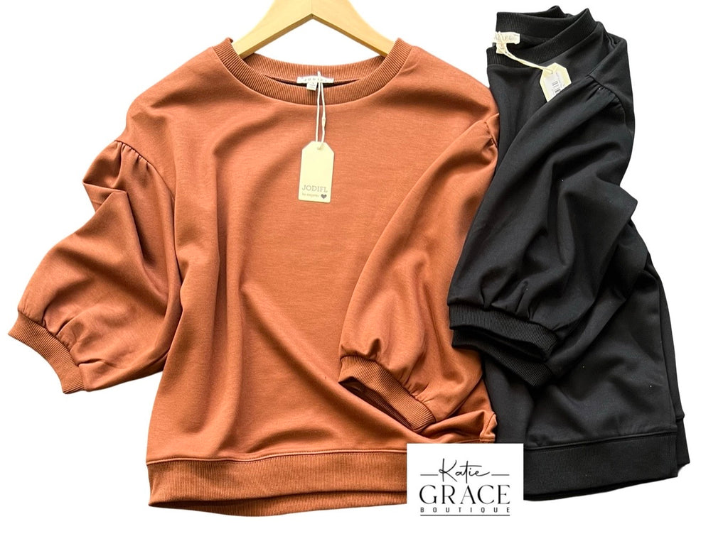 "Abigail" Luxe Top Top, colors - The Katie Grace Boutique