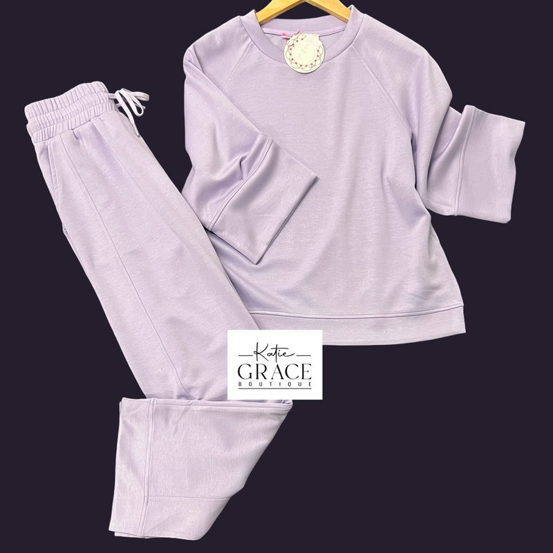 "Marly" Luxe Separates, Lavender