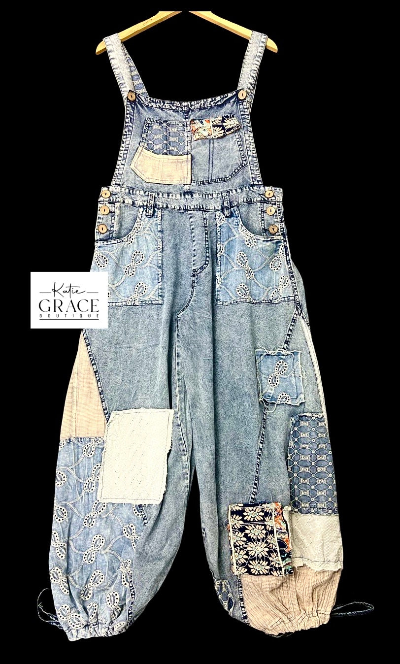 "Beatrice" Tencel Overalls - The Katie Grace Boutique