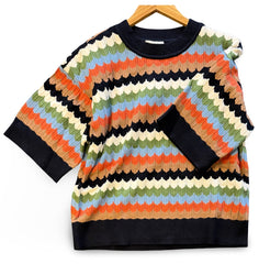"Melody" Short Sleeve Sweater