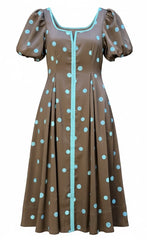 "Circles" Midi Dress - The Katie Grace Boutique