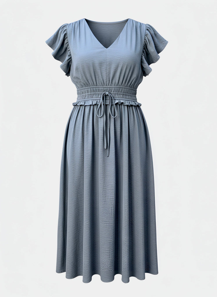 "Skyla" Satin Dress - The Katie Grace Boutique