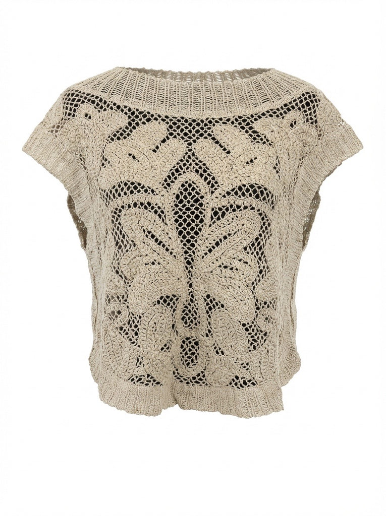 "Pixy" Crochet Sweater - The Katie Grace Boutique