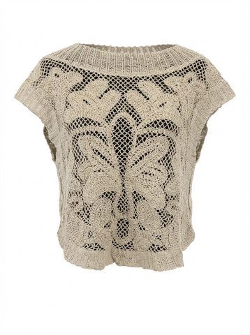 "Pixy" Crochet Sweater