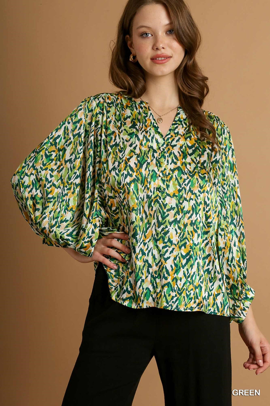 "Alana" Dolman Blouse - The Katie Grace Boutique