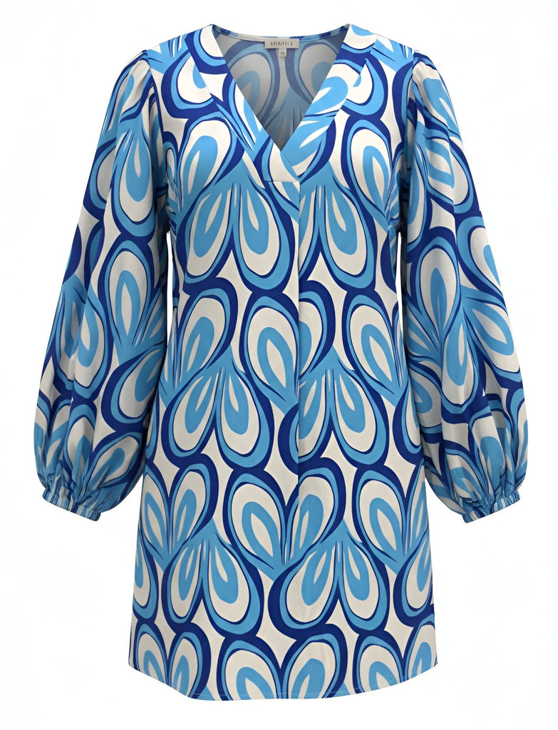 "Ariei" Poets Sleeve Dress - The Katie Grace Boutique
