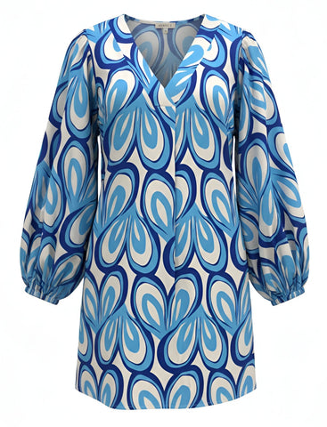 "Ariei" Poets Sleeve Dress - The Katie Grace Boutique