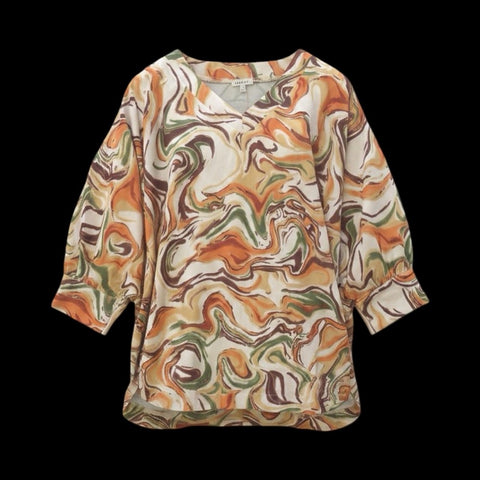 "Becka" Swirl Blouse