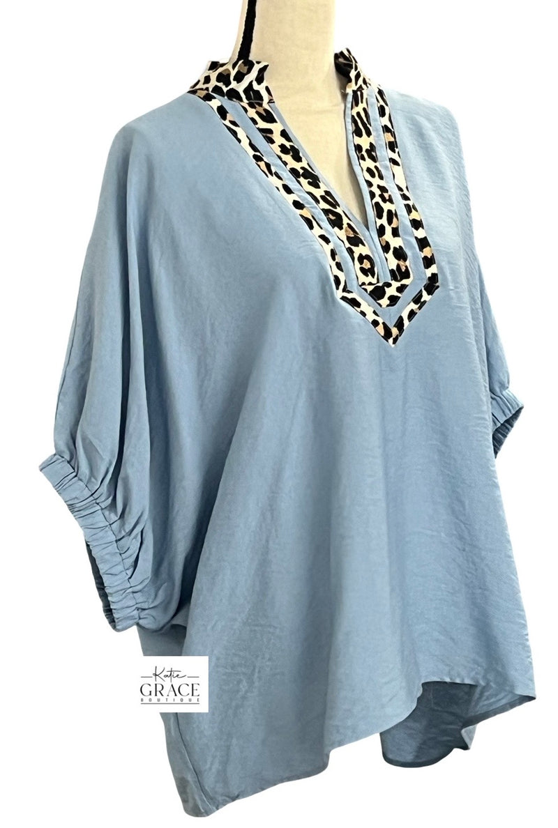 "Skylar" Dolman Blouse, Plus