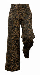 "Tracy" Cropped Leopard Pants - The Katie Grace Boutique