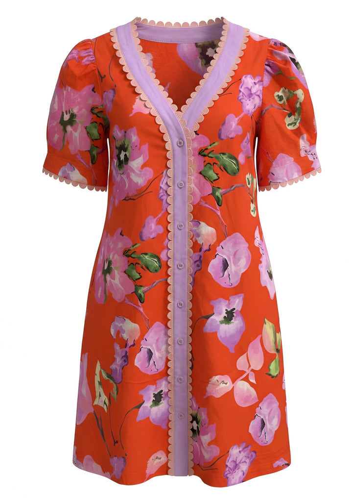 "Isadora" Floral Dress