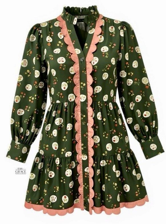 "Rainey" Long Sleeve Dress