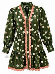 "Rainey" Long Sleeve Dress - The Katie Grace Boutique