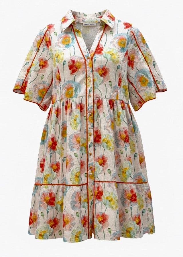 "Lark" Floral Dress - The Katie Grace Boutique