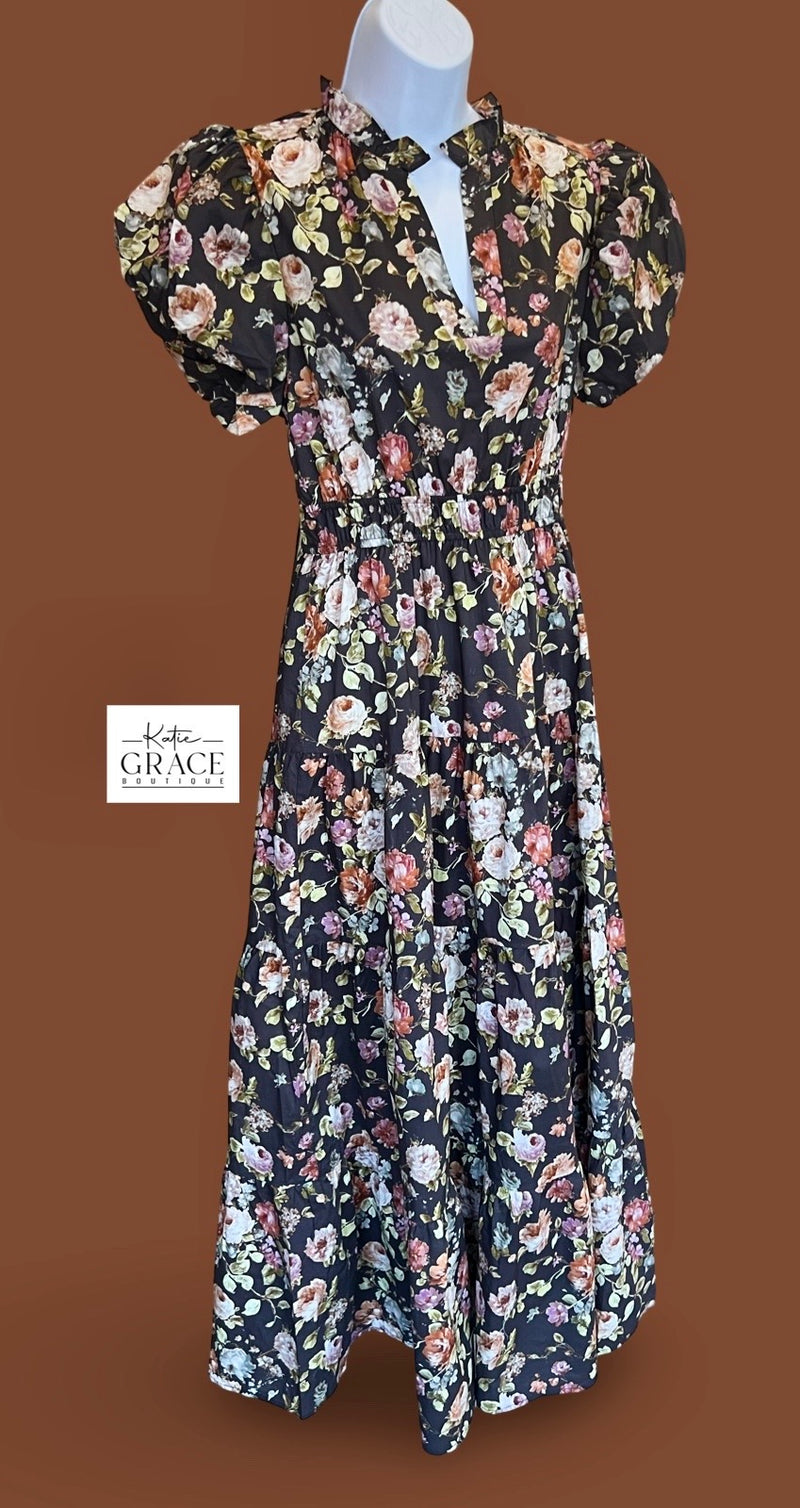 "Charlotte" Floral Dress