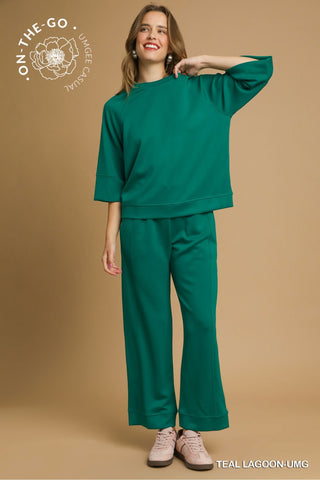 "Kelsey" Luxe Matching Separates, 4 colors - The Katie Grace Boutique