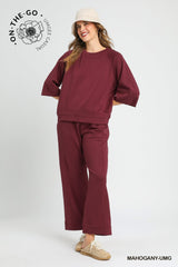 "Kelsey" Luxe Matching Separates, 4 colors - The Katie Grace Boutique