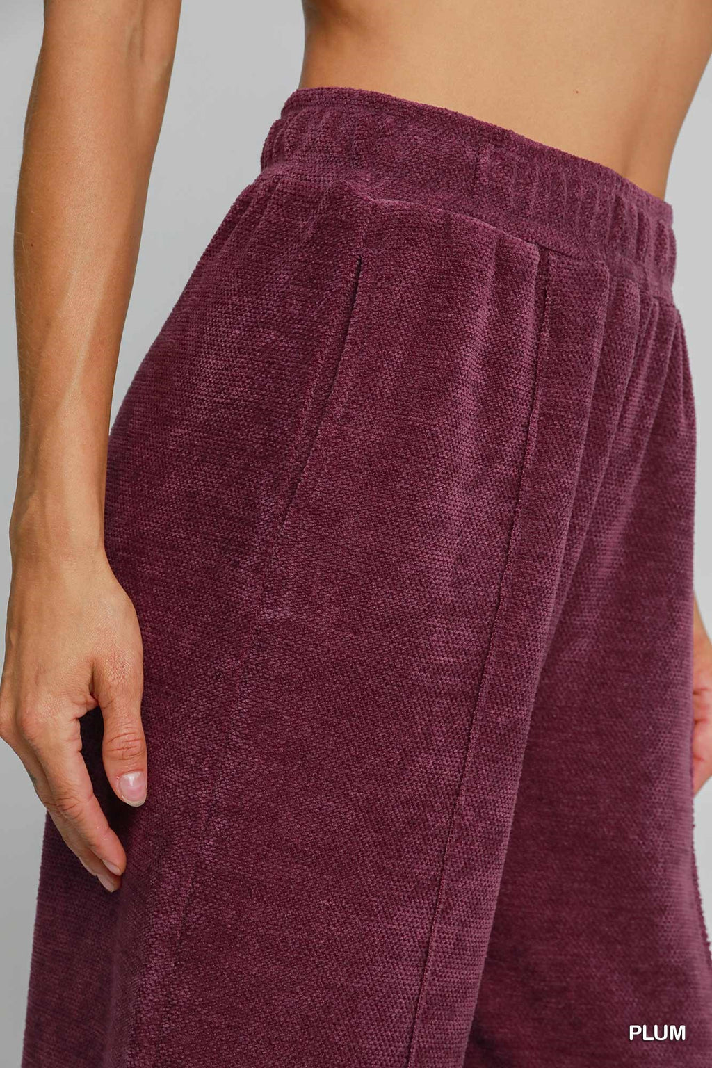 "Melody" Chenille Wide Leg Pants, 3 colors