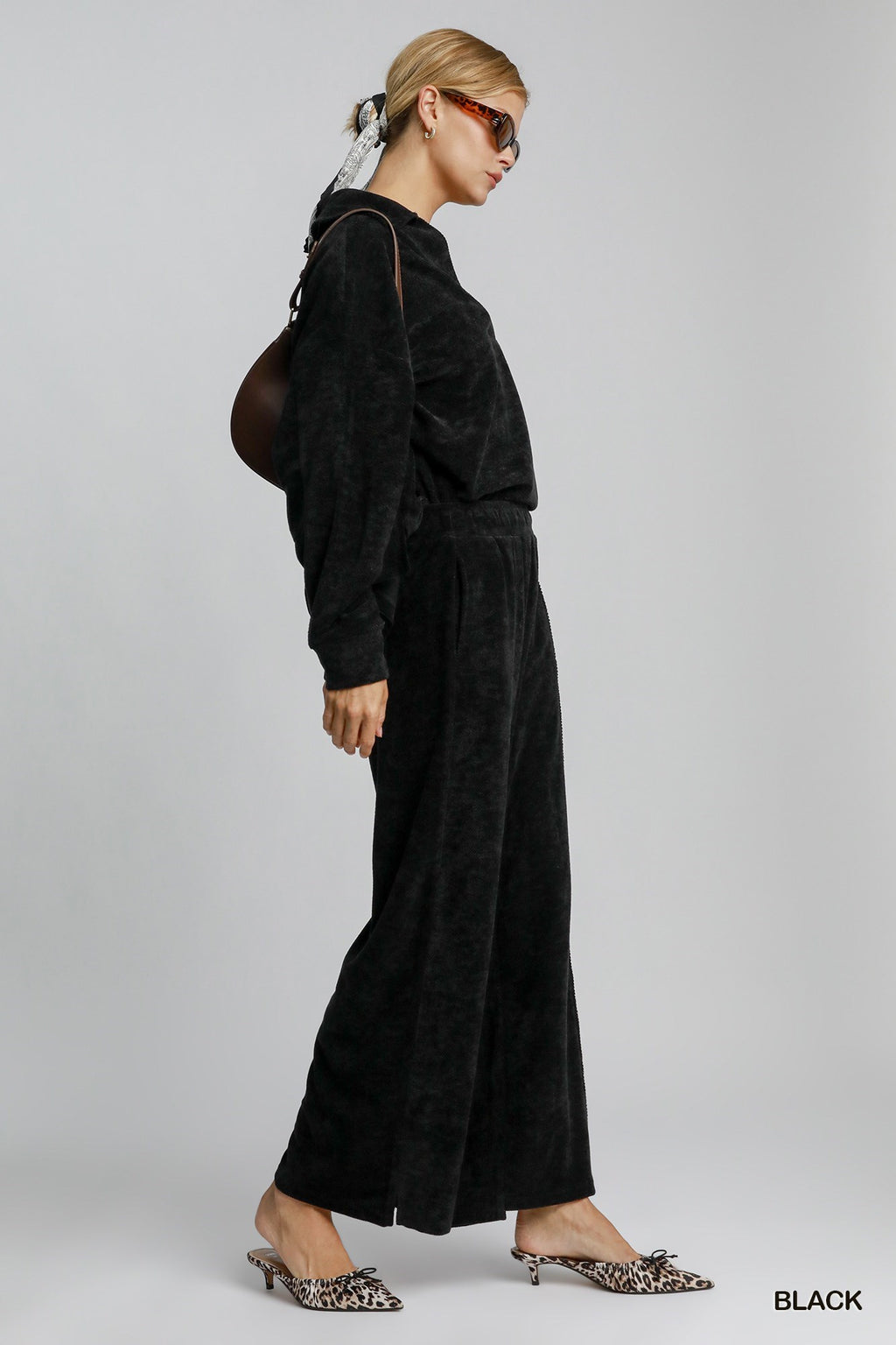 "Melody" Chenille Wide Leg Pants, 3 colors