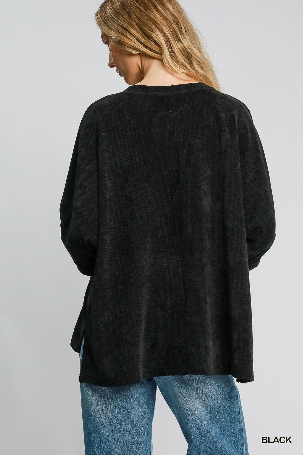 "Elena" Chenille Top - The Katie Grace Boutique