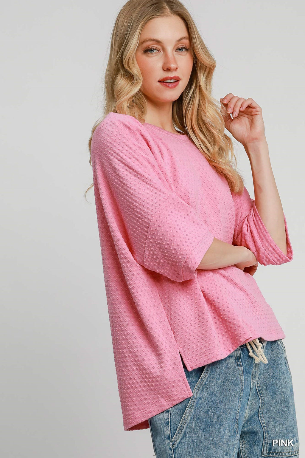 "Lettie" Soft Textured Top, 3 colors - The Katie Grace Boutique