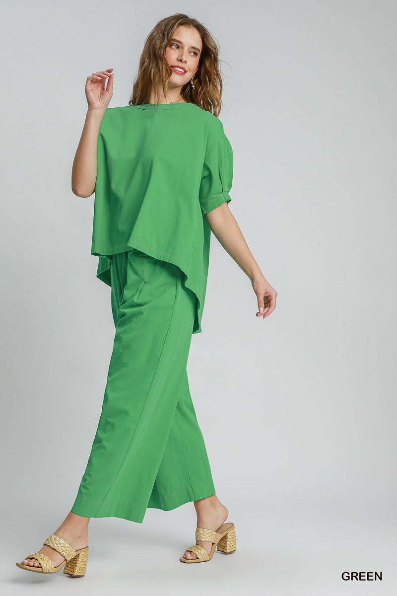 "Hanna" Oversized Twill Separates - The Katie Grace Boutique