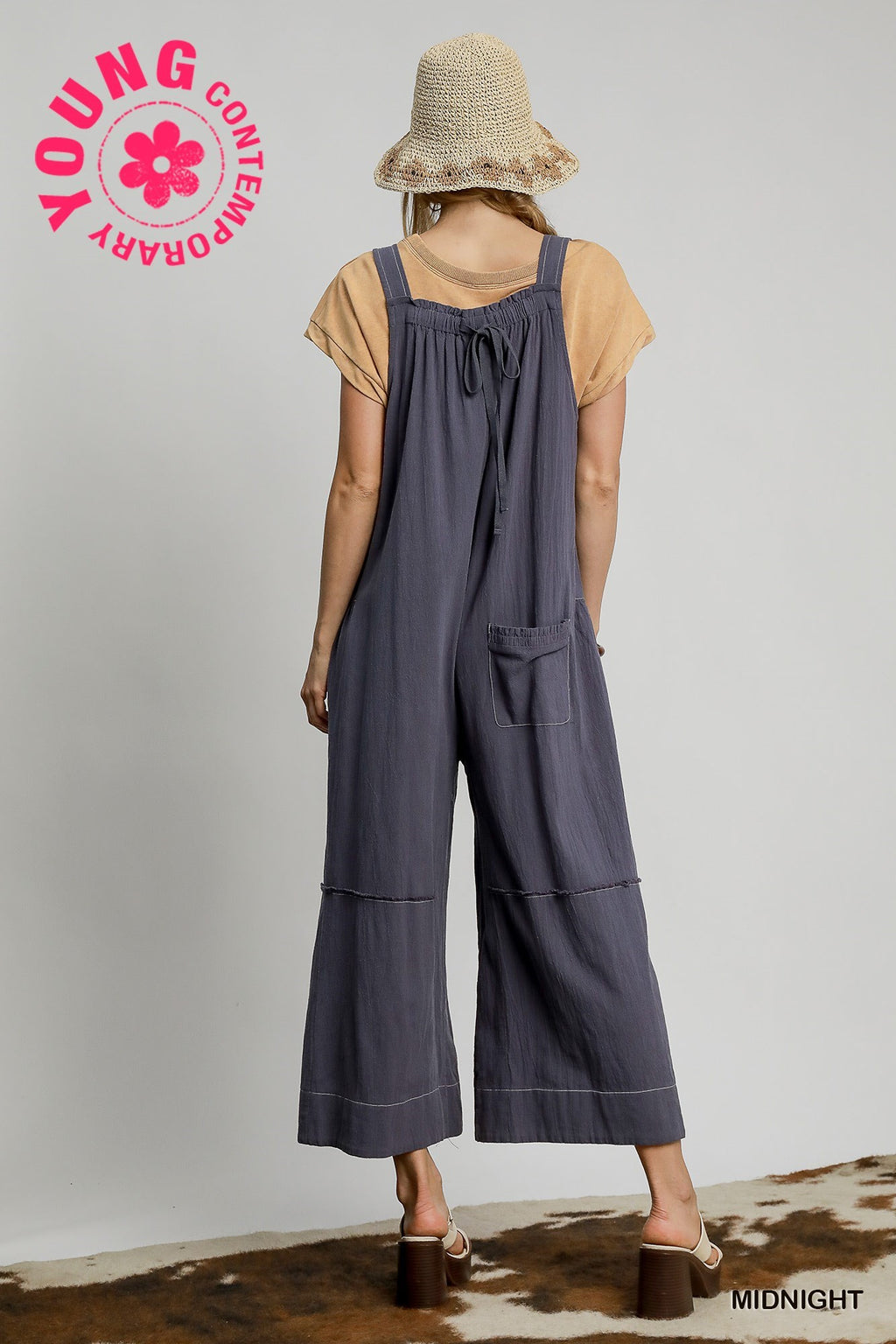 "Rochelle" Cotton Overalls, 2 colors - The Katie Grace Boutique